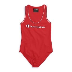Champion Everyday Tank Top Bodysuit, Script Logo